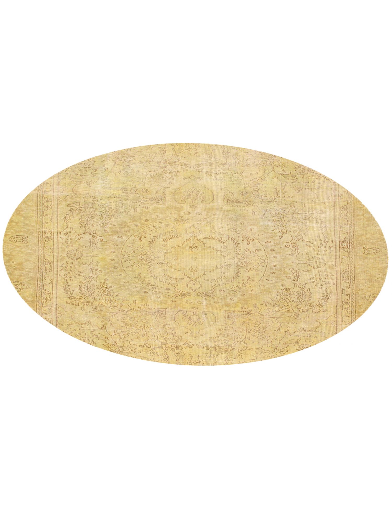 Tappeto vintage persiano  giallo <br/>214 x 214 cm
