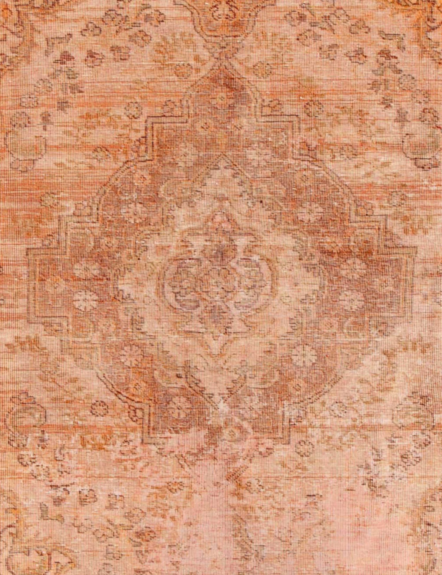 Rund  Vintage Teppich  orange <br/>191 x 191 cm