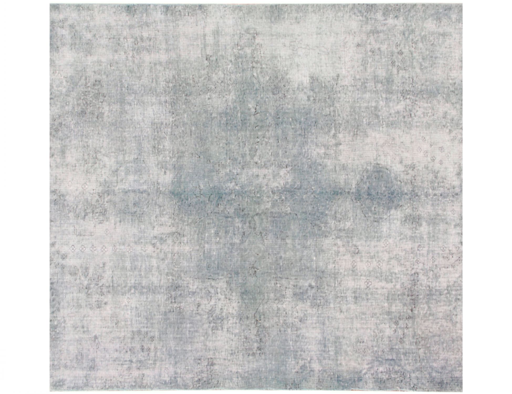 Persisk Vintagetæppe  blå <br/>185 x 185 cm