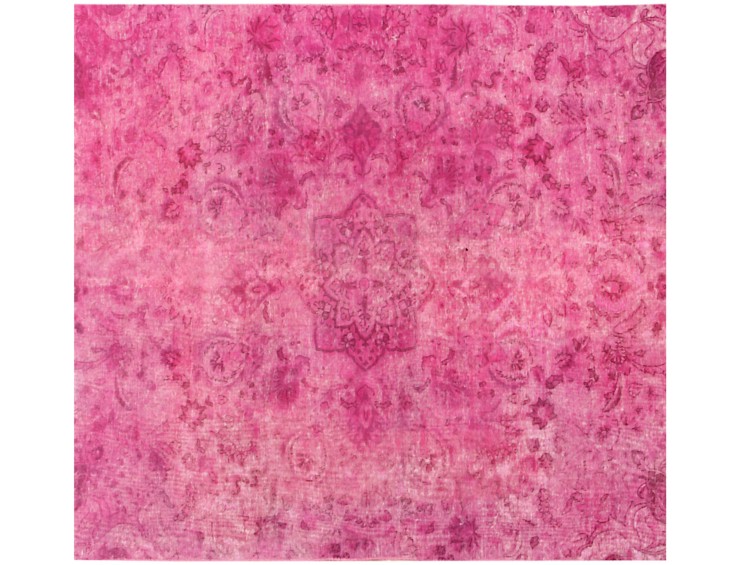 Rosa Persa Alfombra persa vintage 195 x 195 cm