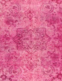 Rosa Persa Alfombra persa vintage 195 x 195 cm - view 3