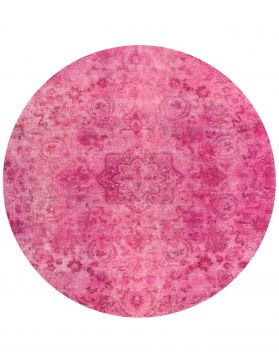 Persisk vintage teppe 195 x 195 rosa