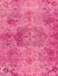 Rosa Persa Alfombra persa vintage 195 x 195 cm - view 3