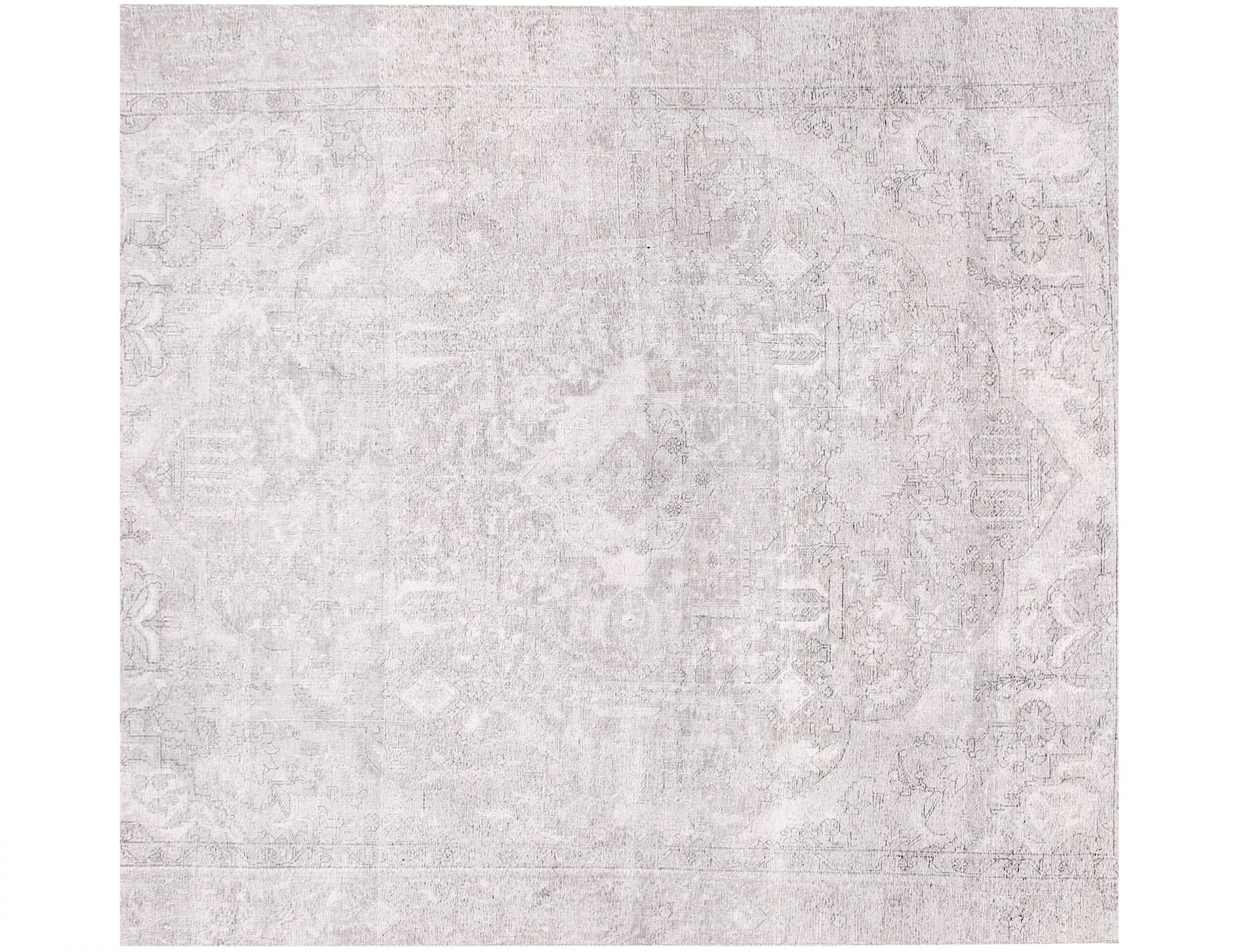Tappeto vintage persiano  grigo <br/>224 x 224 cm