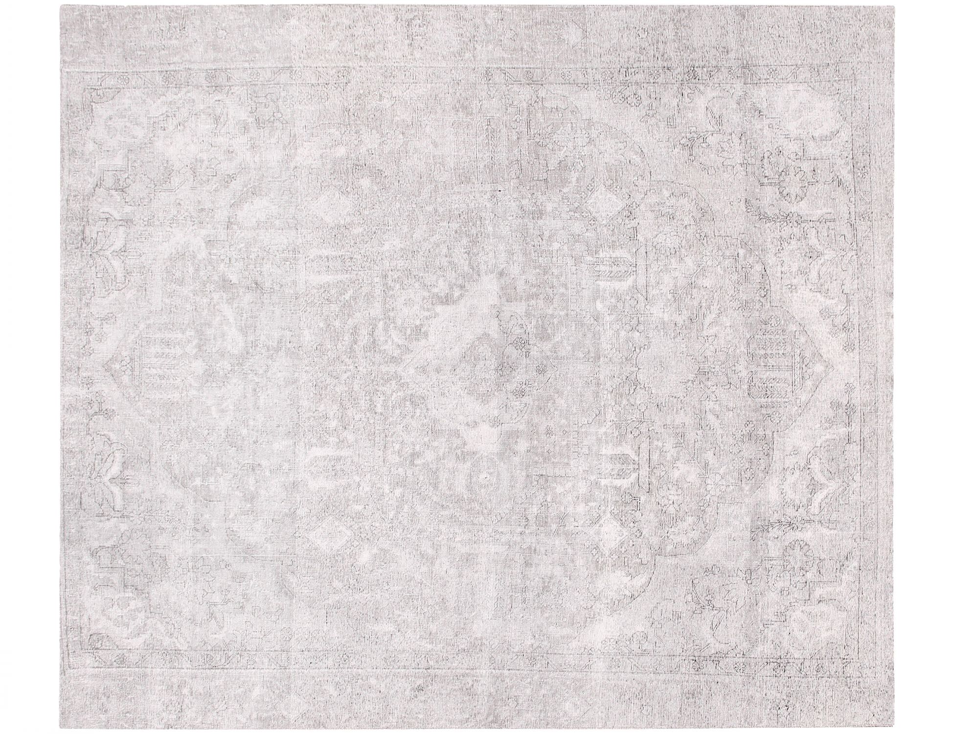 Persischer Vintage Teppich  grau <br/>280 x 224 cm