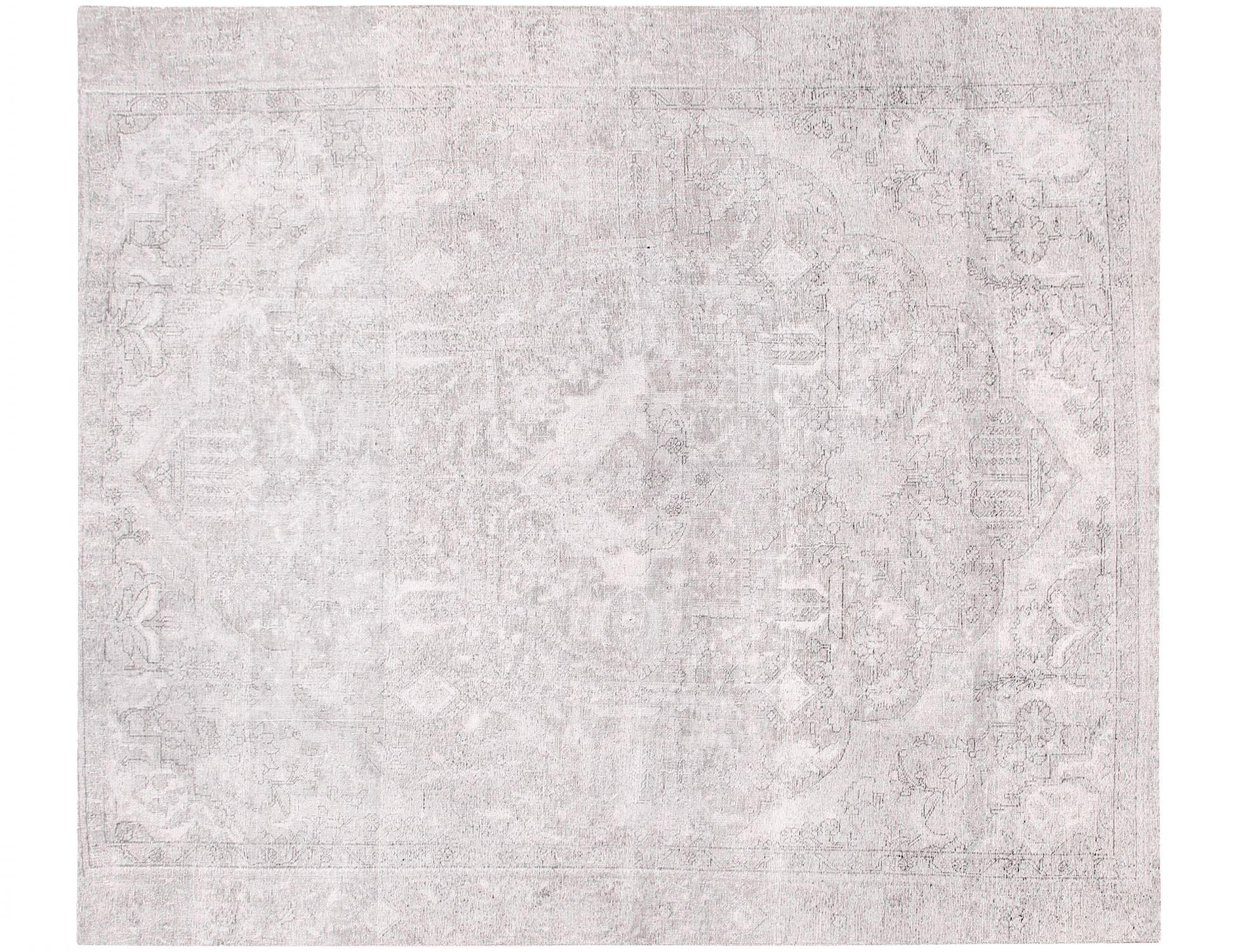 Persischer Vintage Teppich  grau <br/>280 x 224 cm