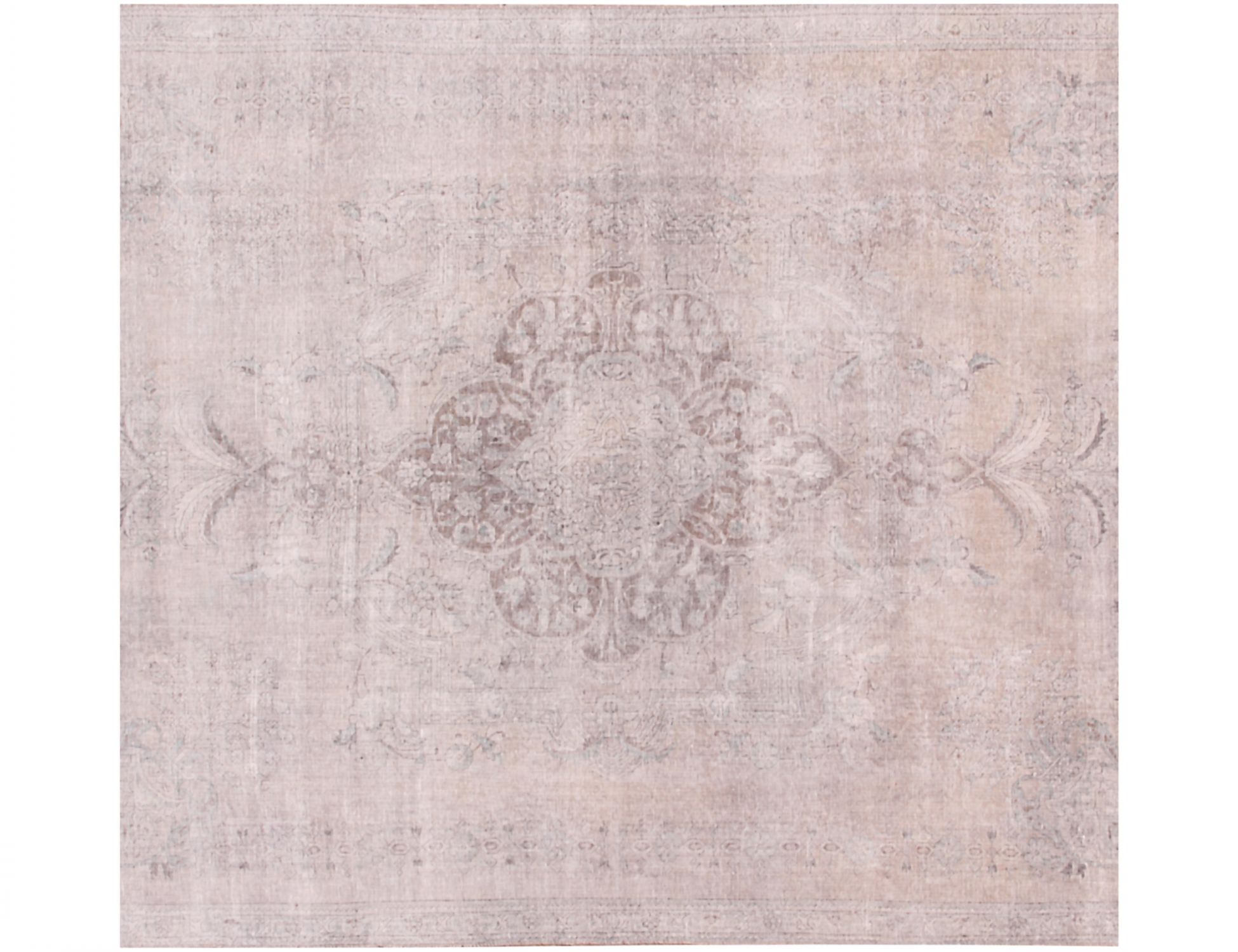 Square  Vintage Carpet  grey <br/>222 x 222 cm