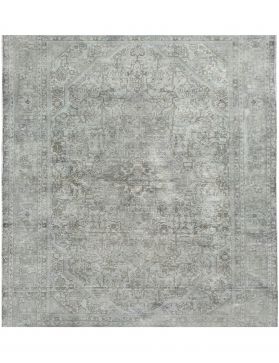 Persisk vintage teppe 190 x 190 grønn