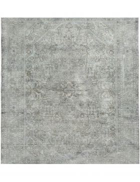 Tapis Persan vintage 190 x 190 vert