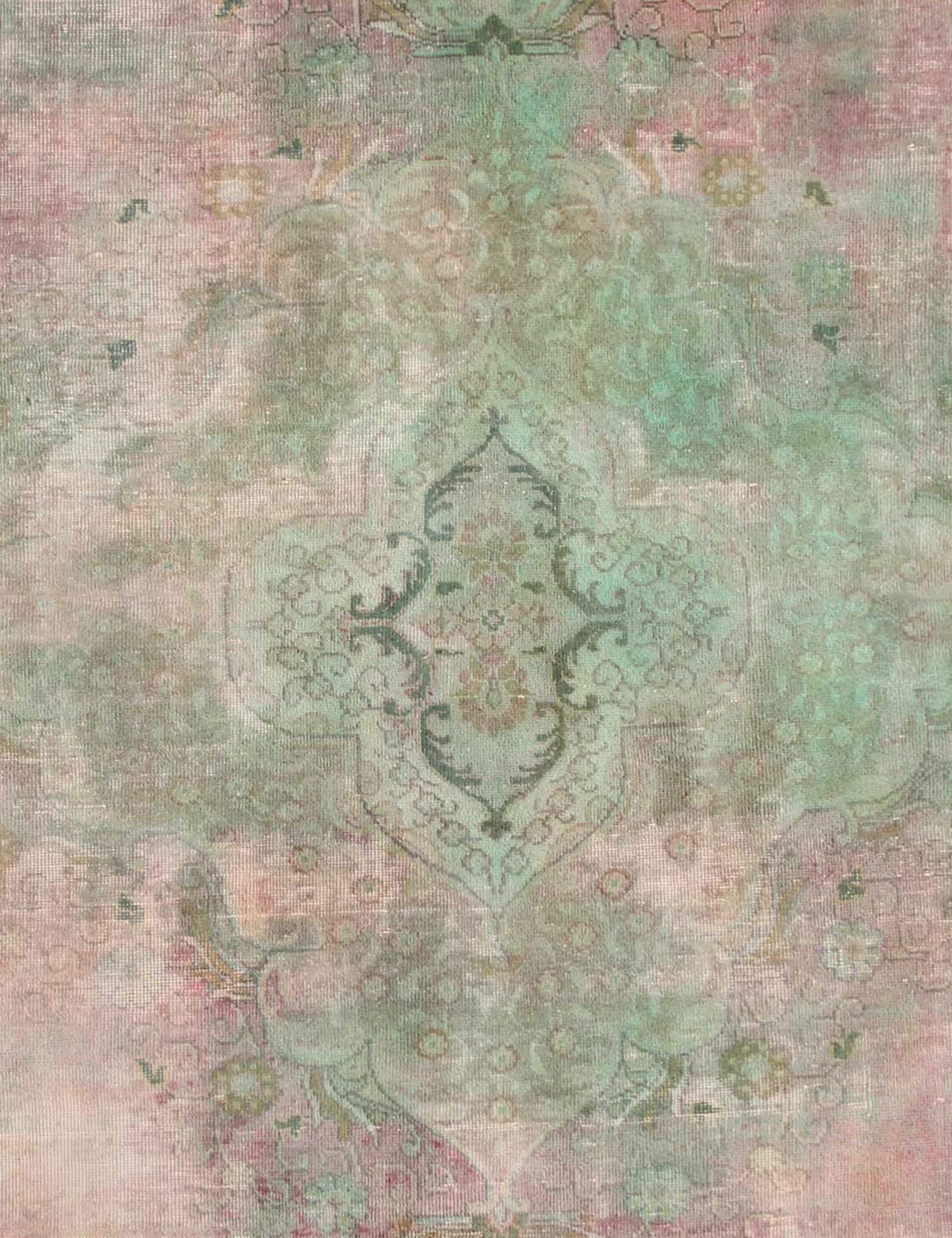 Persisk Vintagetæppe  grøn <br/>184 x 184 cm