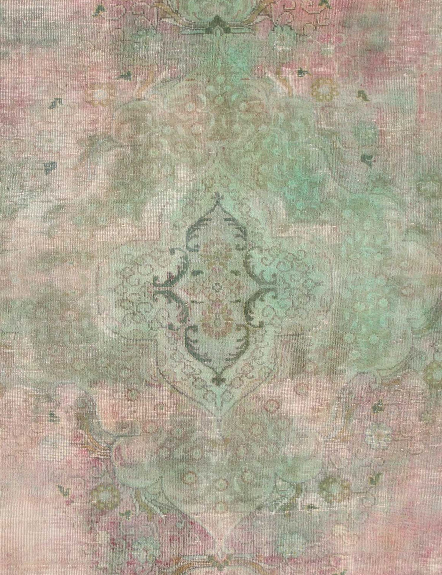 Persischer Vintage Teppich  grün <br/>240 x 184 cm