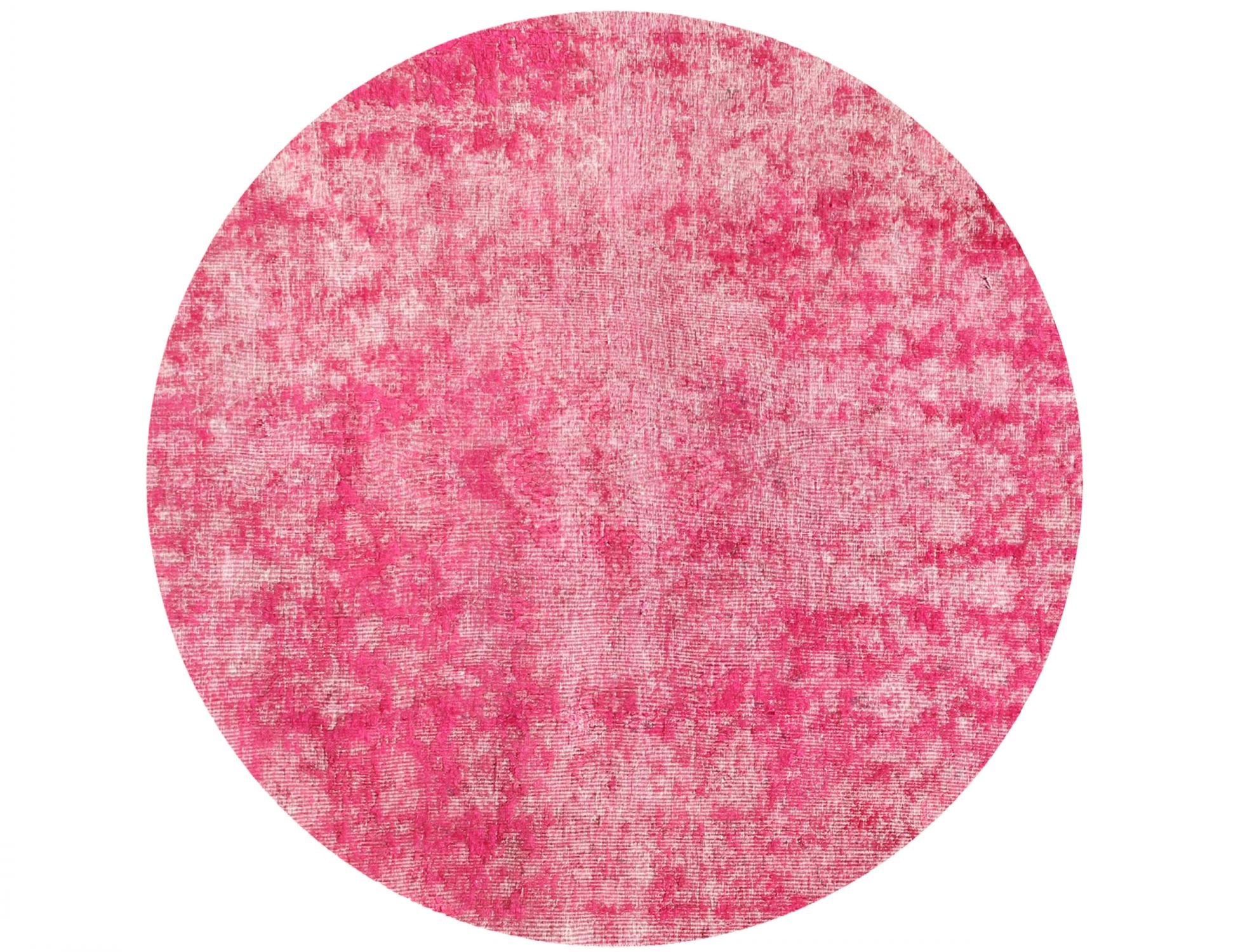 Round  Vintage Carpet  red  <br/>233 x 233 cm