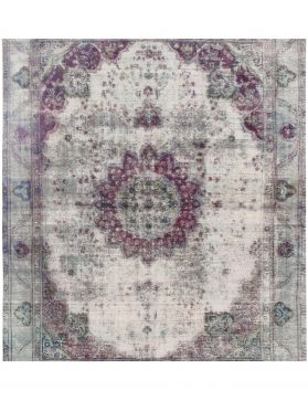 Persischer Vintage Teppich 290 x 290 lila