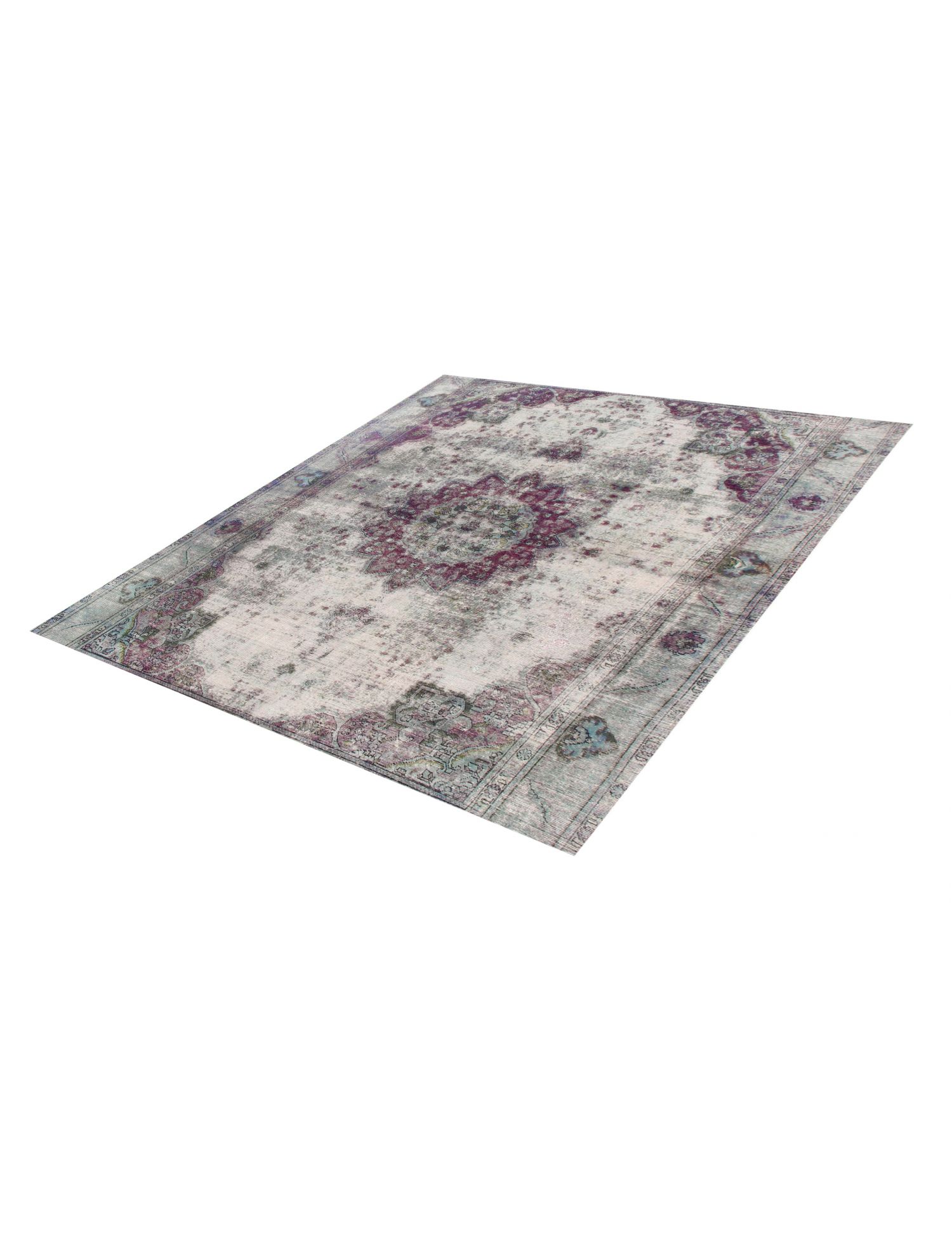 Quadrat  Vintage Teppich  lila <br/>290 x 290 cm
