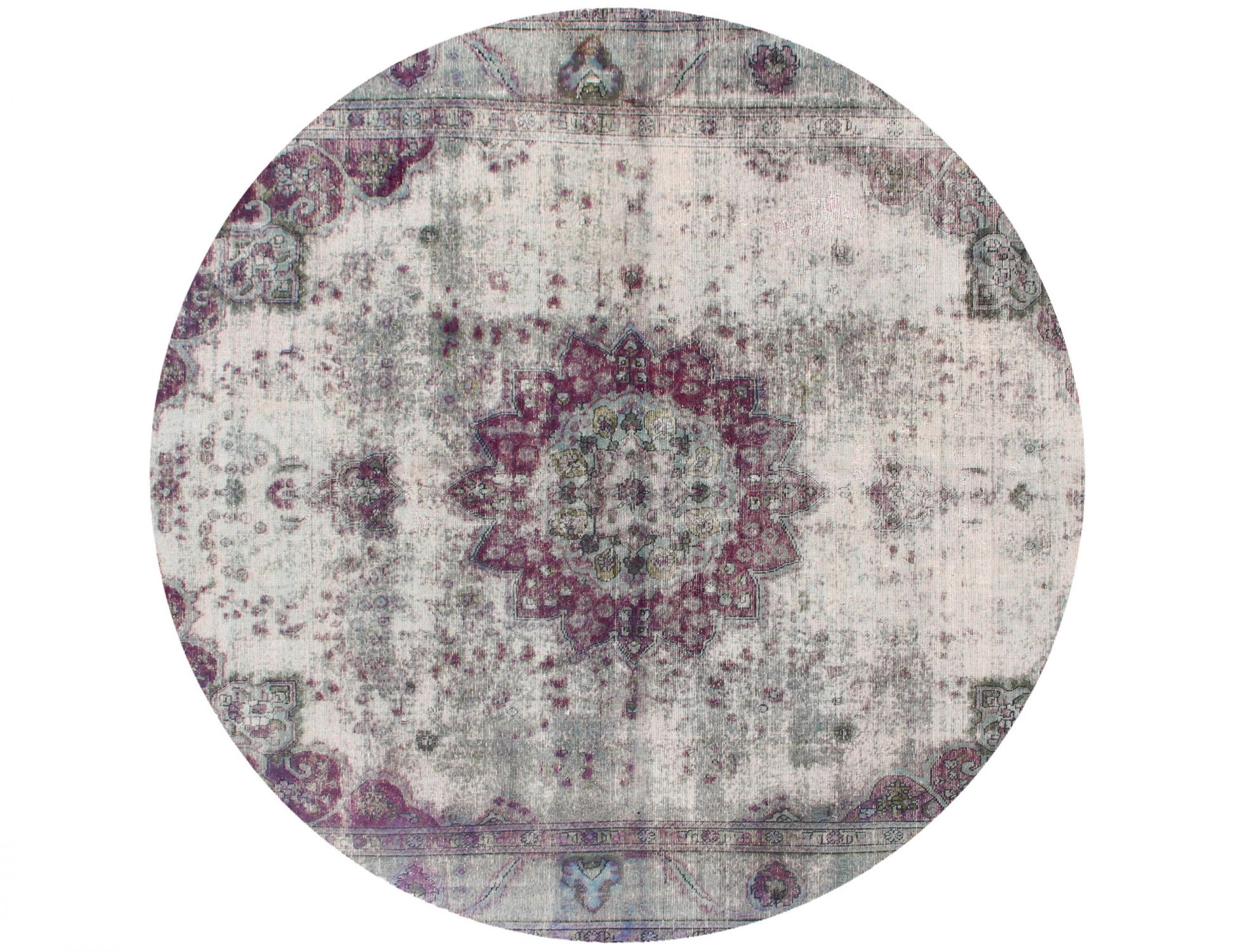 Persisk Vintagetæppe  lilla <br/>290 x 290 cm