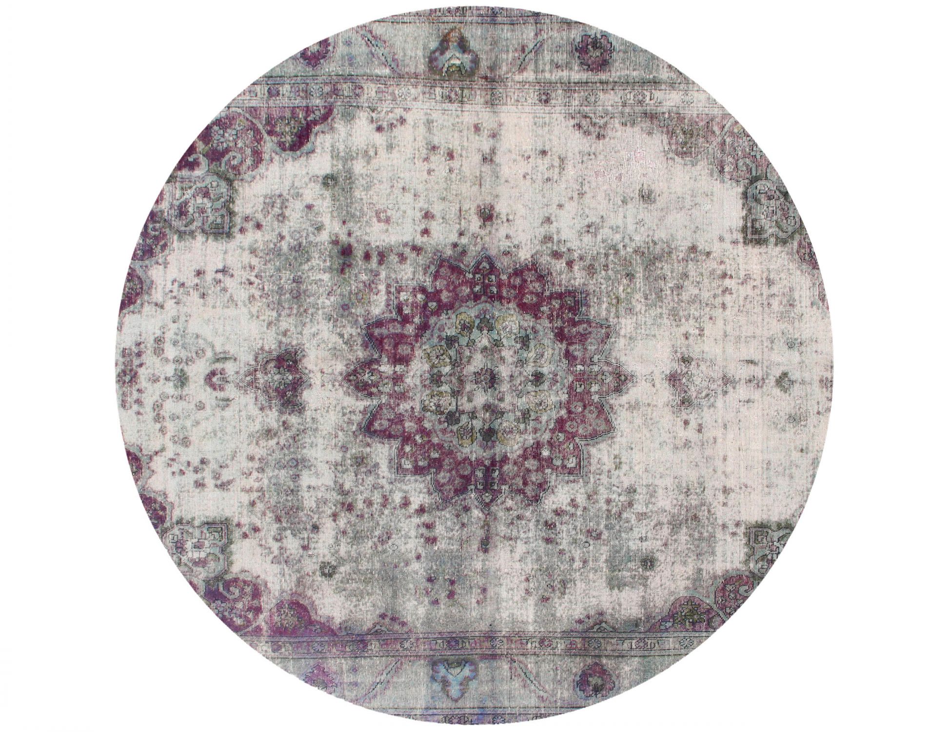 Tappeto vintage persiano  viola <br/>290 x 290 cm