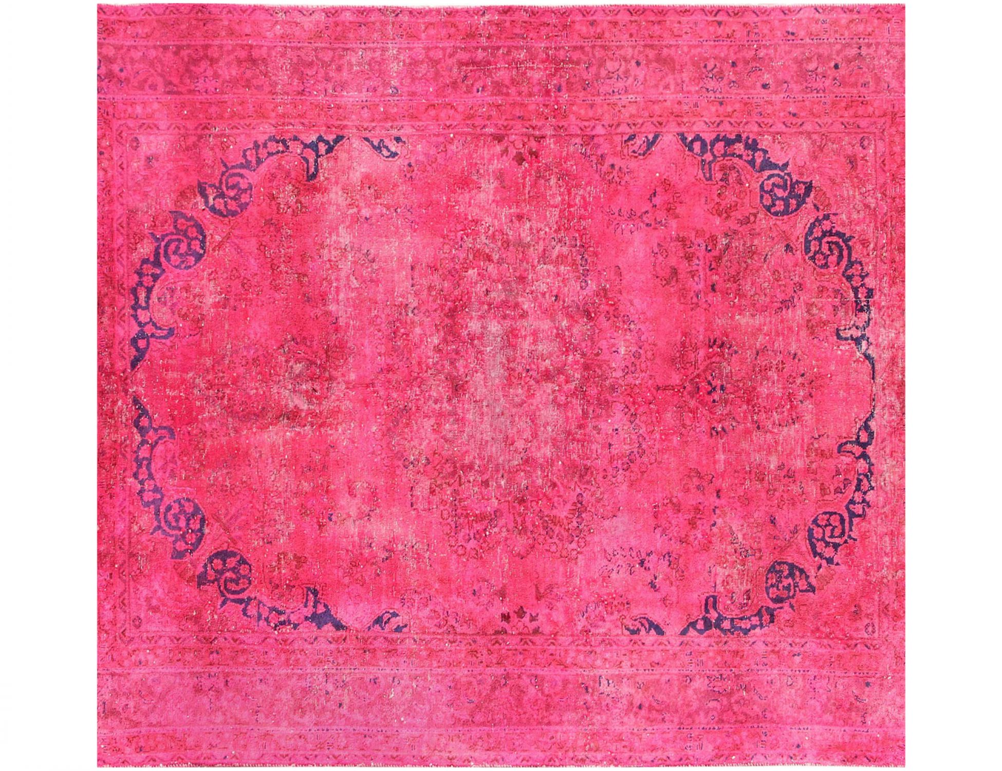 Persisk Vintagetæppe  rød <br/>189 x 189 cm