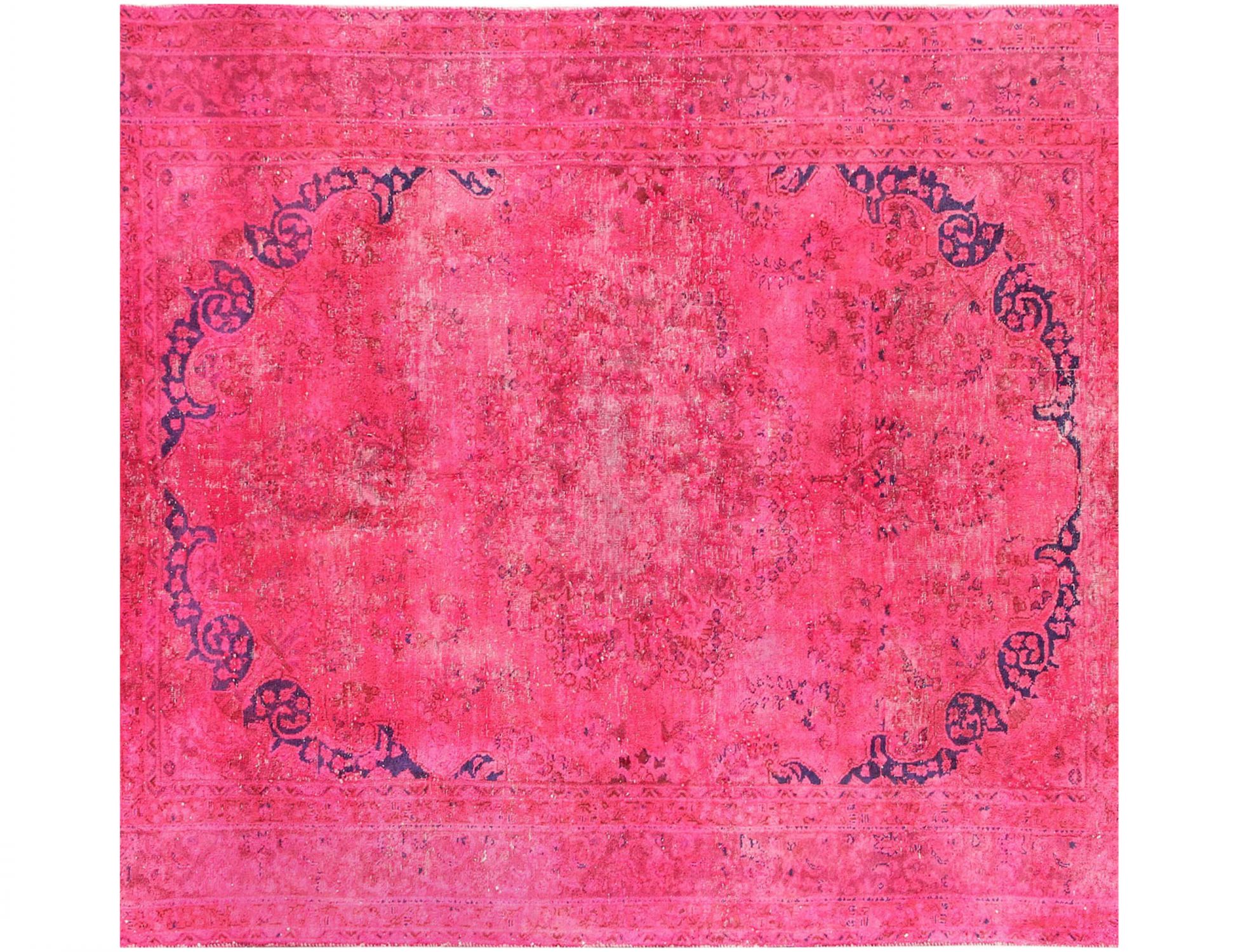 Square  Vintage Carpet  red  <br/>189 x 189 cm