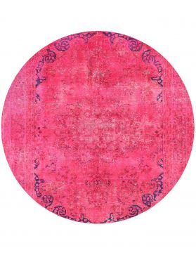 Round  Vintage Carpet  red  <br/>189 x 189 cm