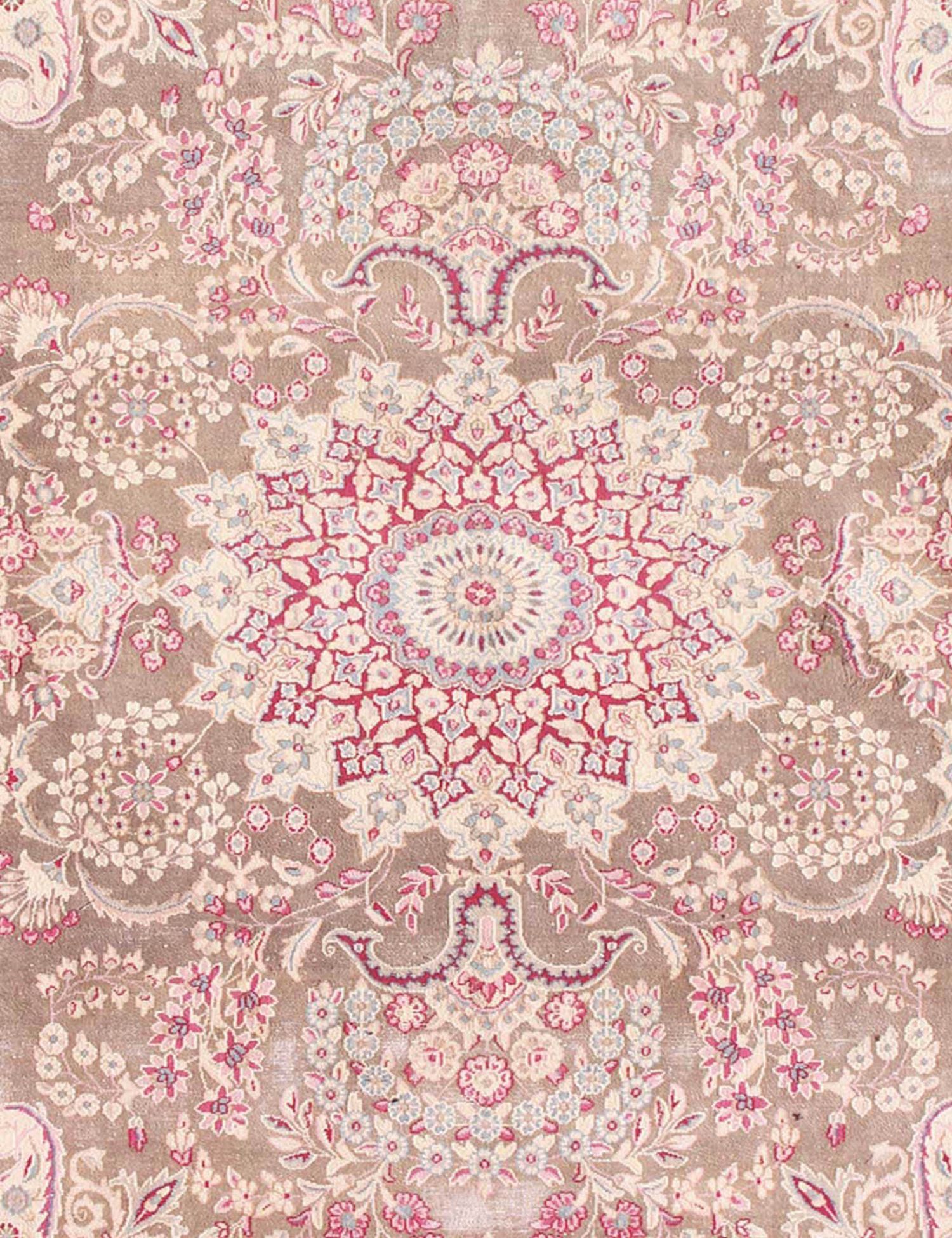 Persischer Vintage Teppich  beige <br/>247 x 247 cm