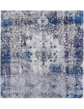 Square  Vintage Carpet  blue <br/>200 x 200 cm