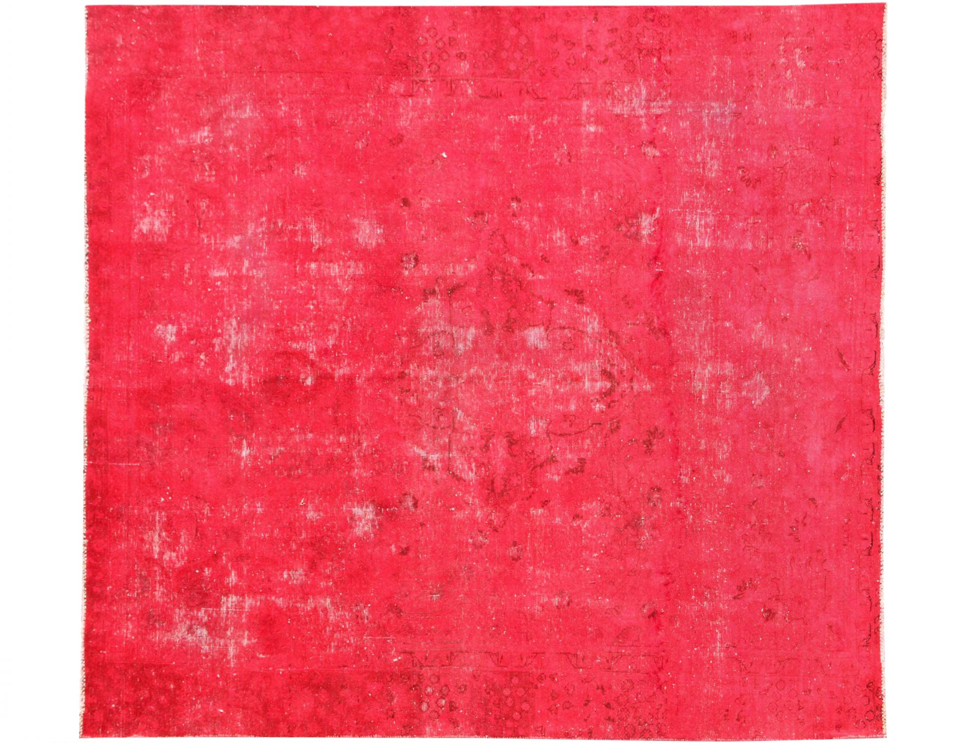 Persisk Vintagetæppe  rød <br/>228 x 228 cm