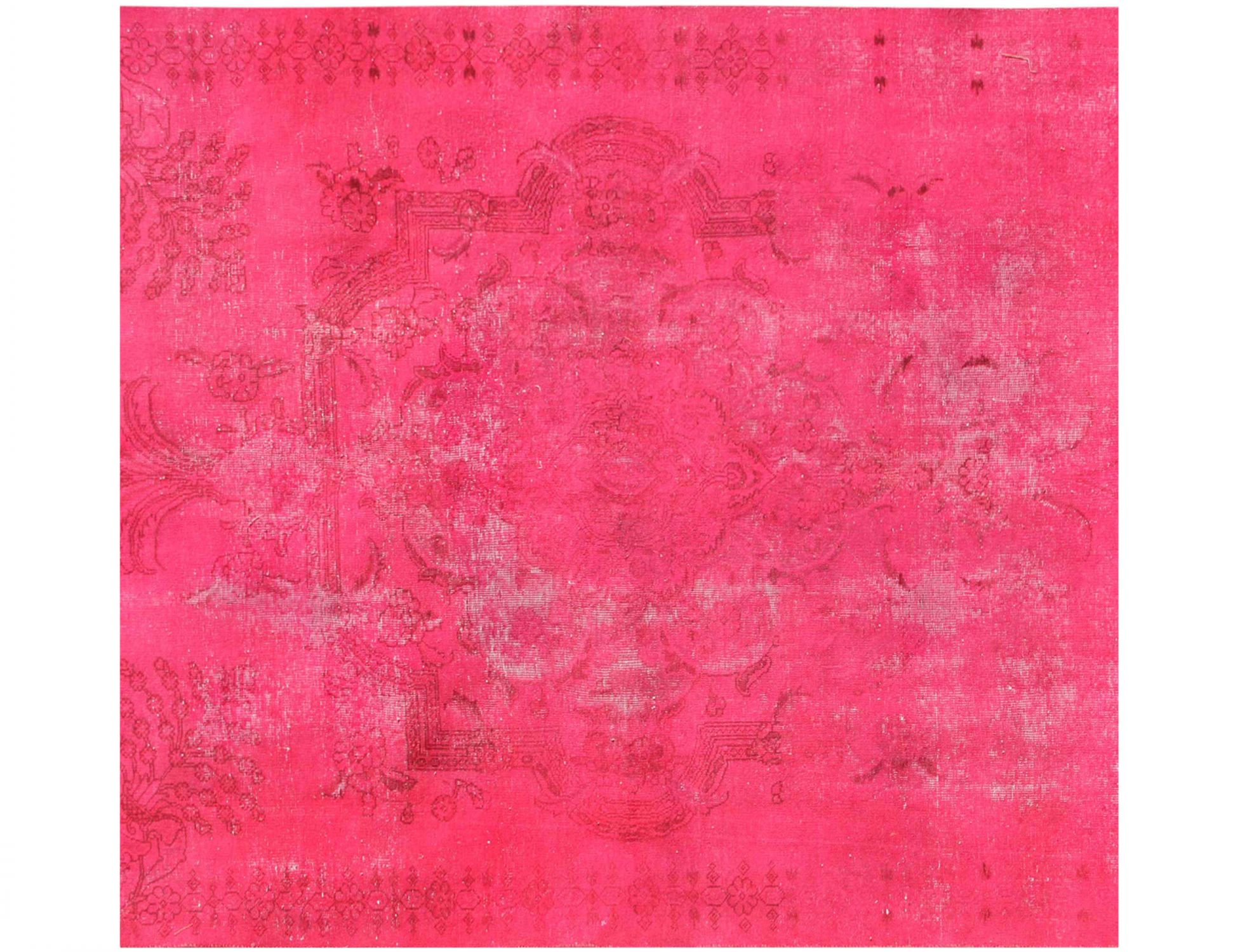 Square  Vintage Carpet  pink  <br/>200 x 200 cm