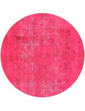 Round  Vintage Carpet  pink  <br/>200 x 200 cm