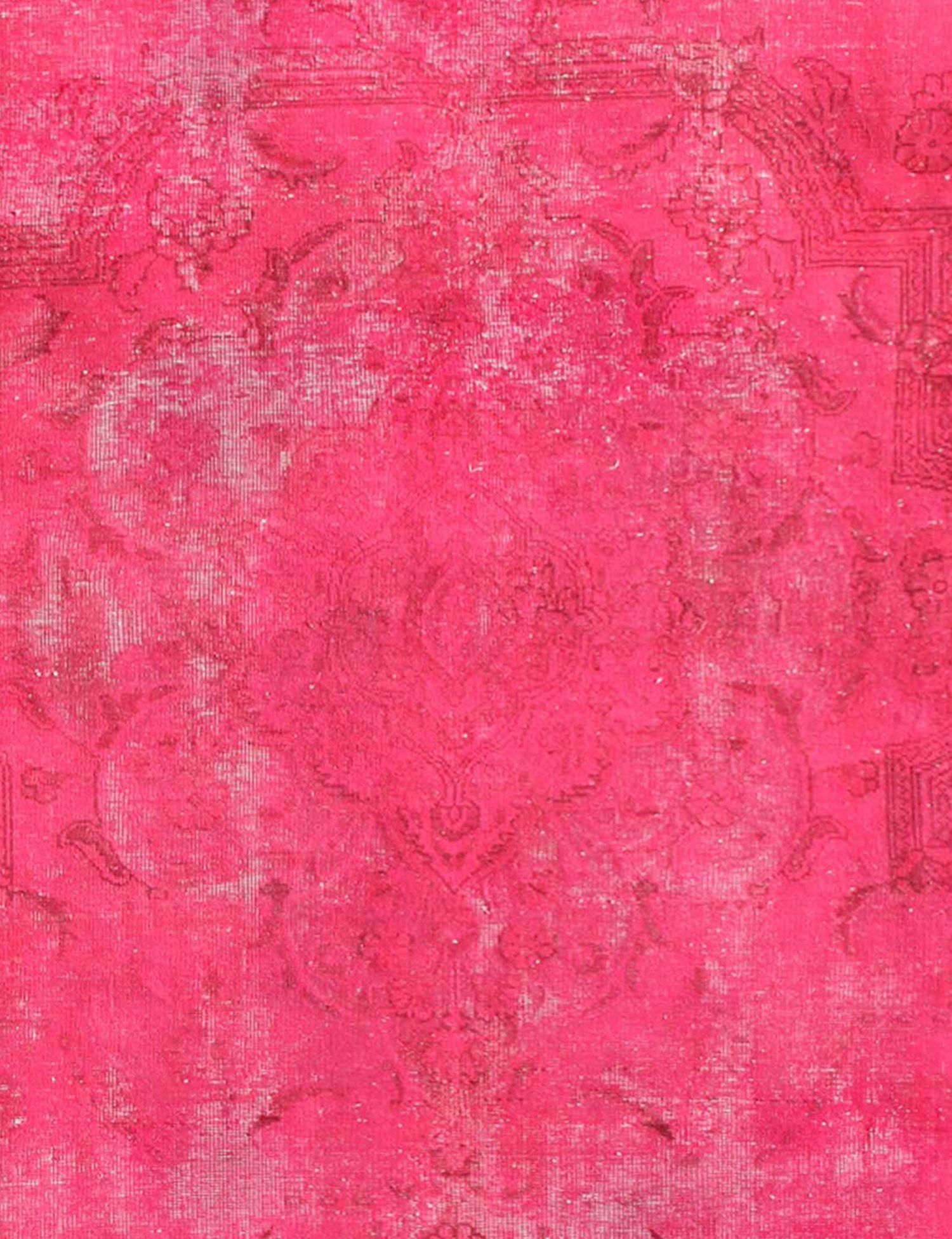 Rund  Vintage Teppich  rosa <br/>200 x 200 cm