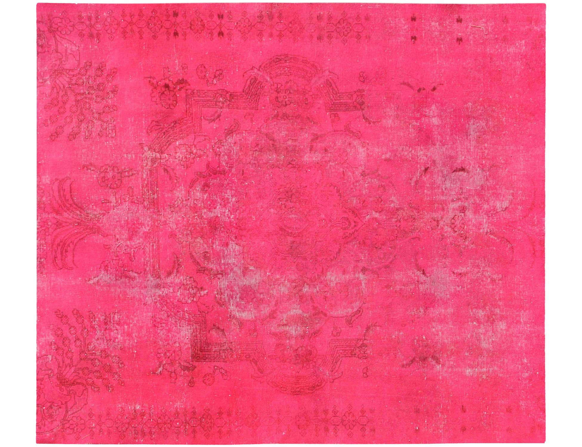 Perzisch Vintage Tapijt  roze <br/>250 x 200 cm