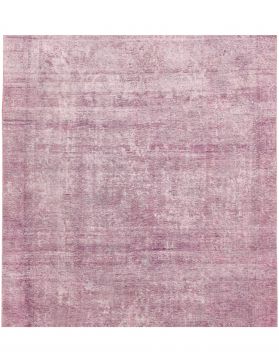 Alfombra persa vintage 214 x 214 púrpura