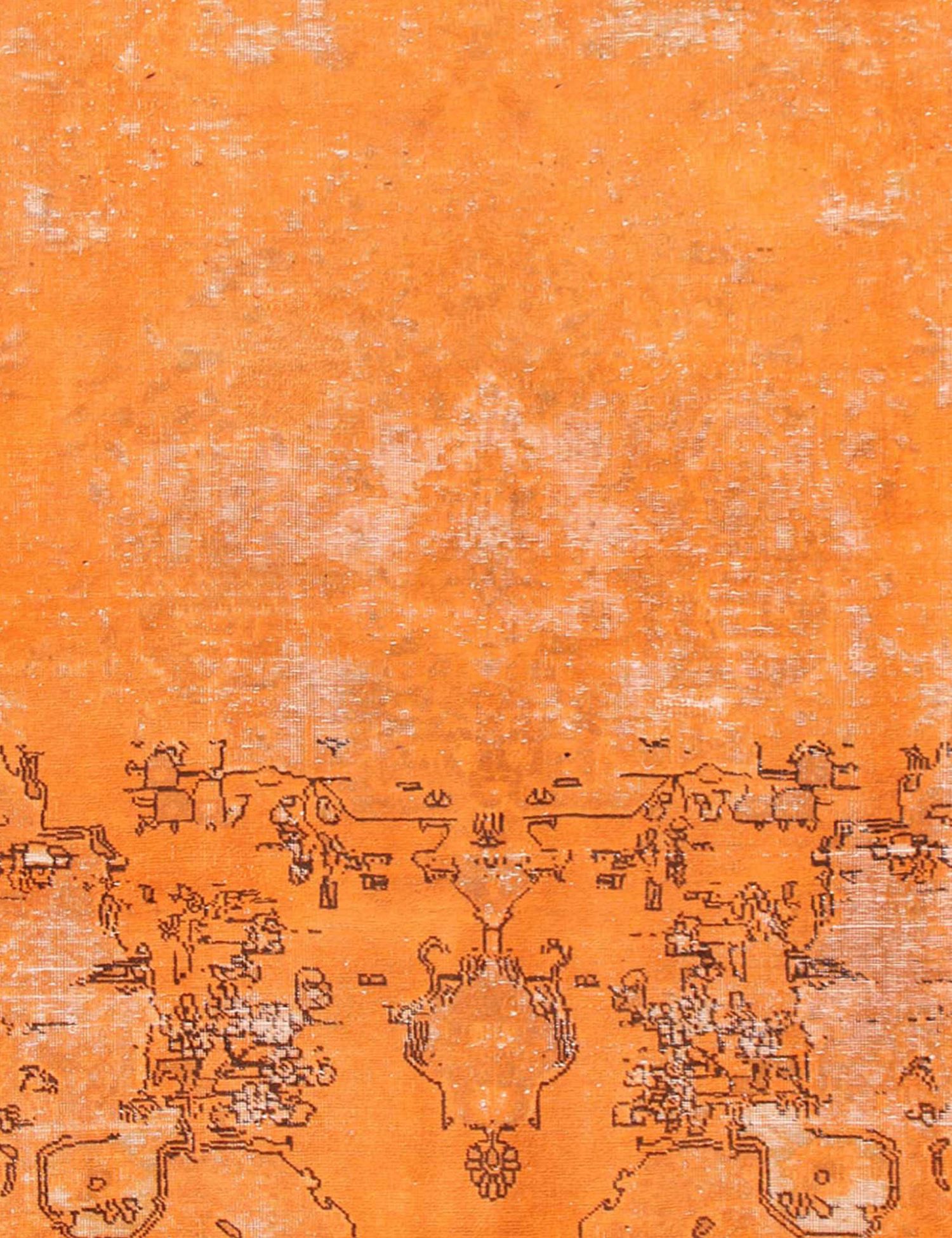 Persisk Vintagetæppe  orange <br/>194 x 194 cm