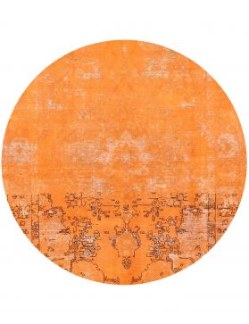 Persisk vintage matta 194 x 194 orange