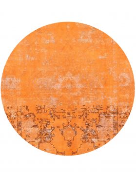 Round  Vintage Carpet  orange  <br/>194 x 194 cm