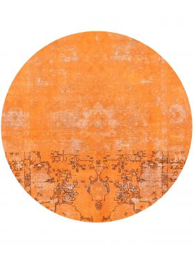 Tapis Persan vintage 194 x 194 orange