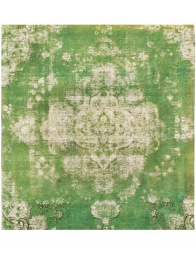 Tapis Persan vintage 213 x 213 vert