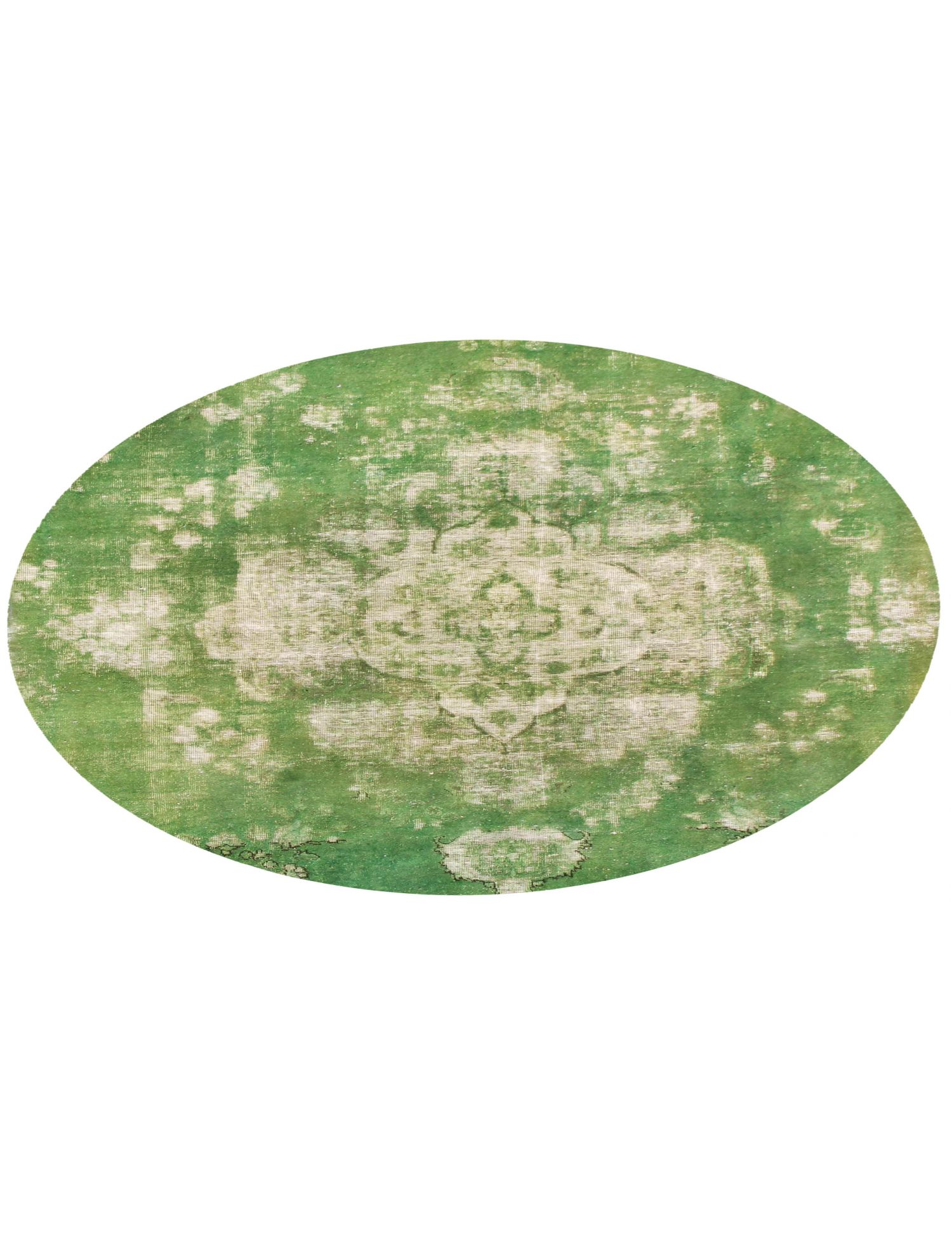 Persisk Vintagetæppe  grøn <br/>213 x 213 cm