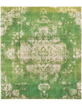 Persischer Vintage Teppich 250 x 213 grün