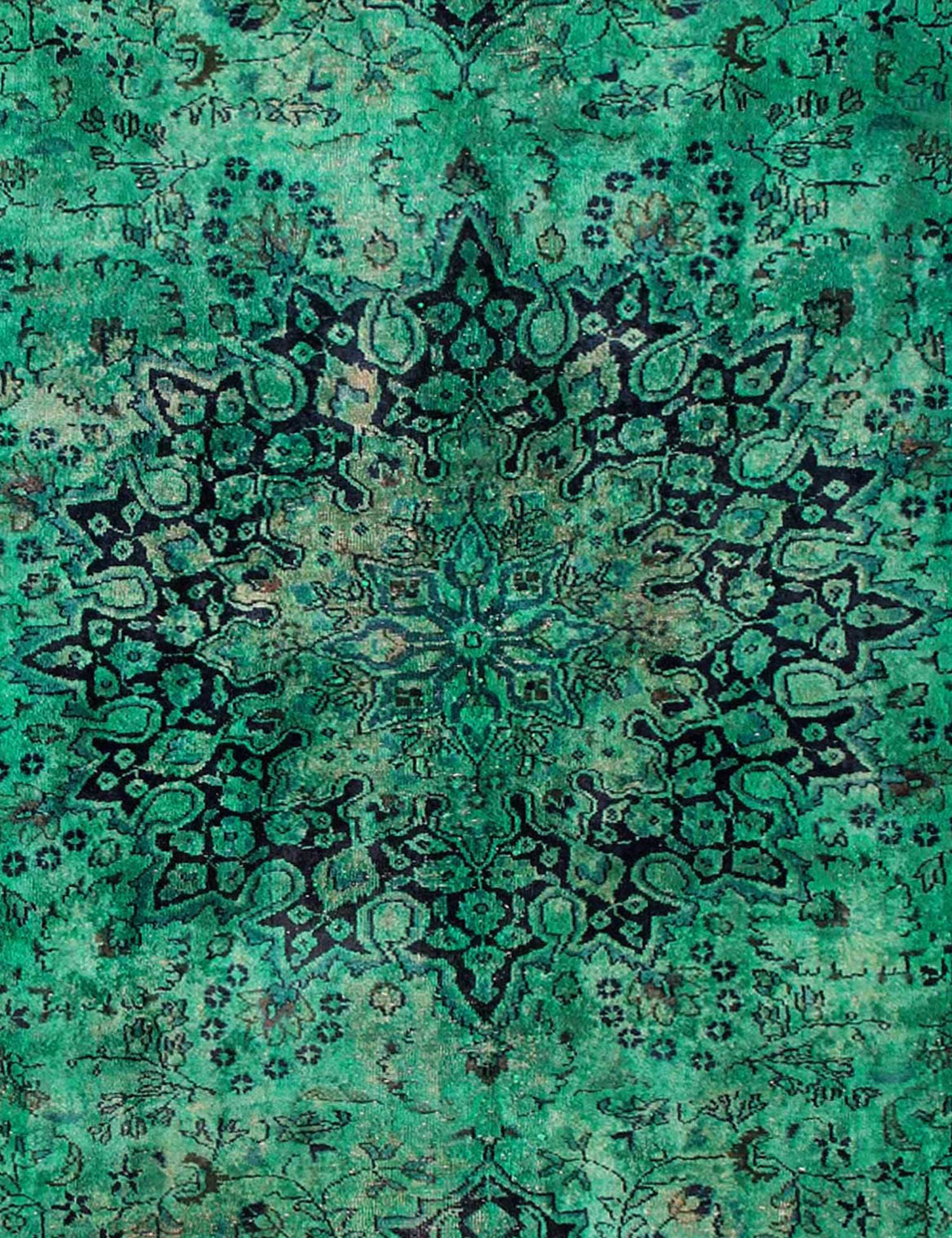 Perzisch Vintage Tapijt  groen <br/>185 x 185 cm