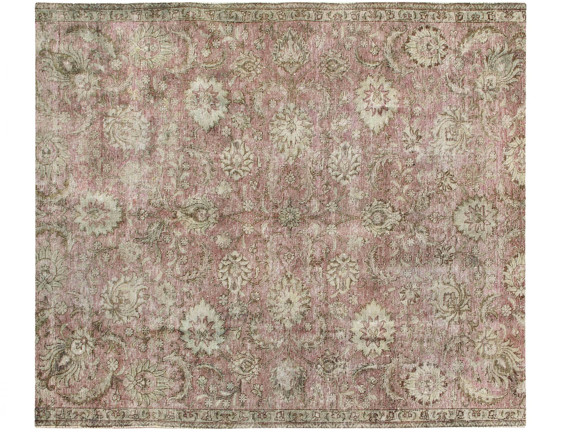 Persischer Vintage Teppich  grün <br/>260 x 220 cm