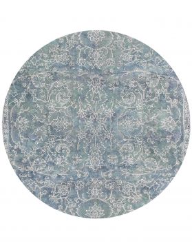 Round  Vintage Carpet  blue <br/>200 x 200 cm