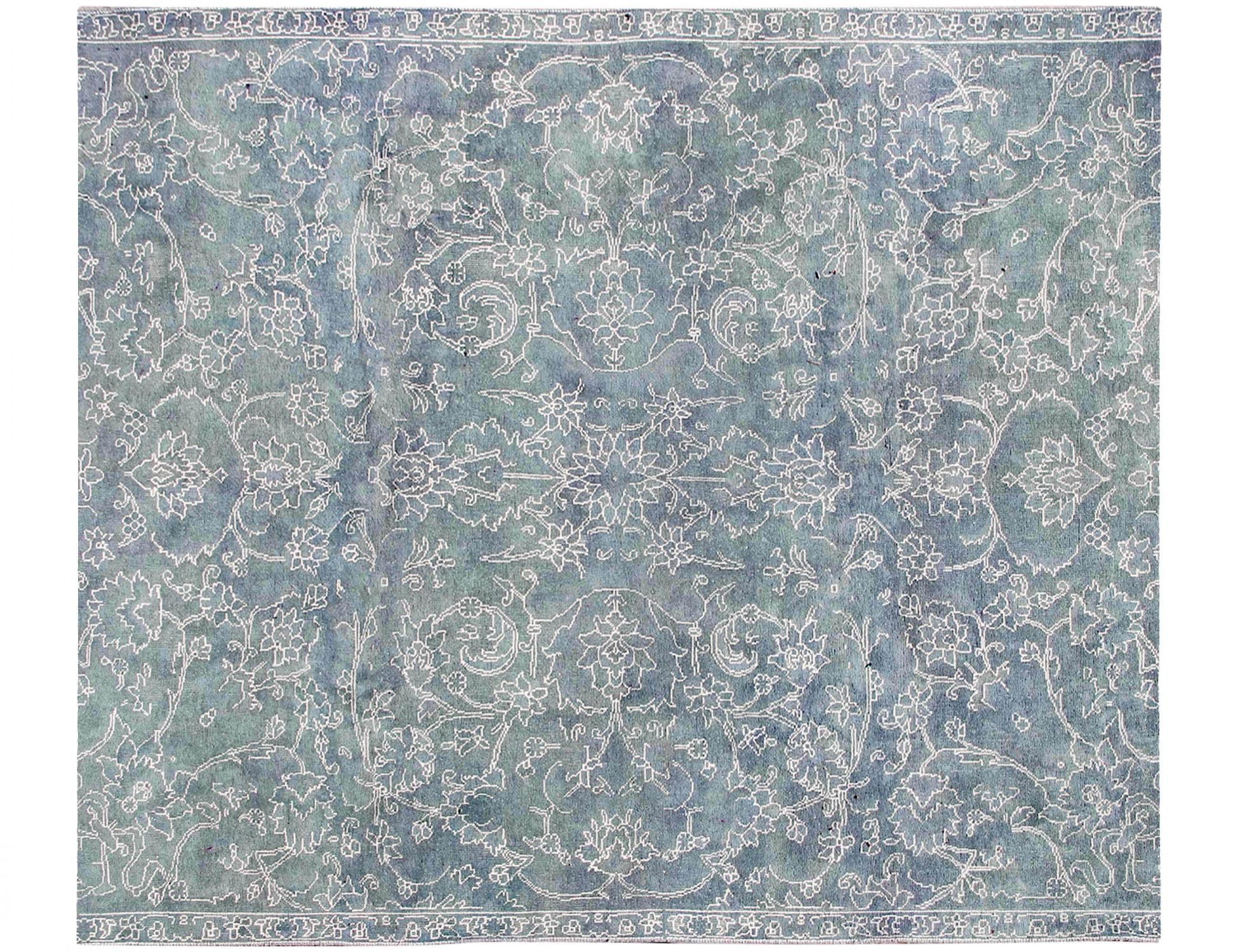 Perzisch Vintage Tapijt  blauw <br/>250 x 200 cm