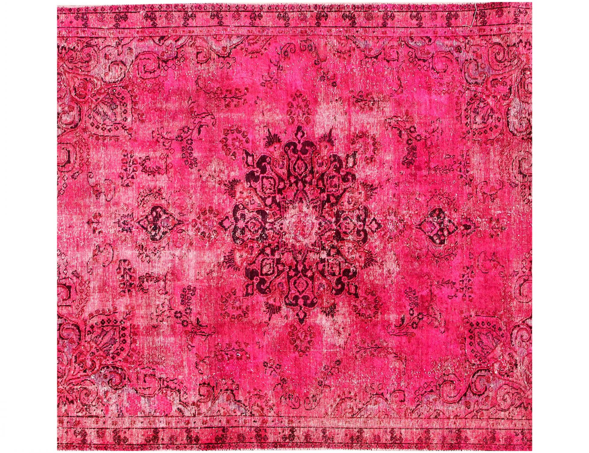 Tappeto vintage persiano  rosso <br/>210 x 210 cm