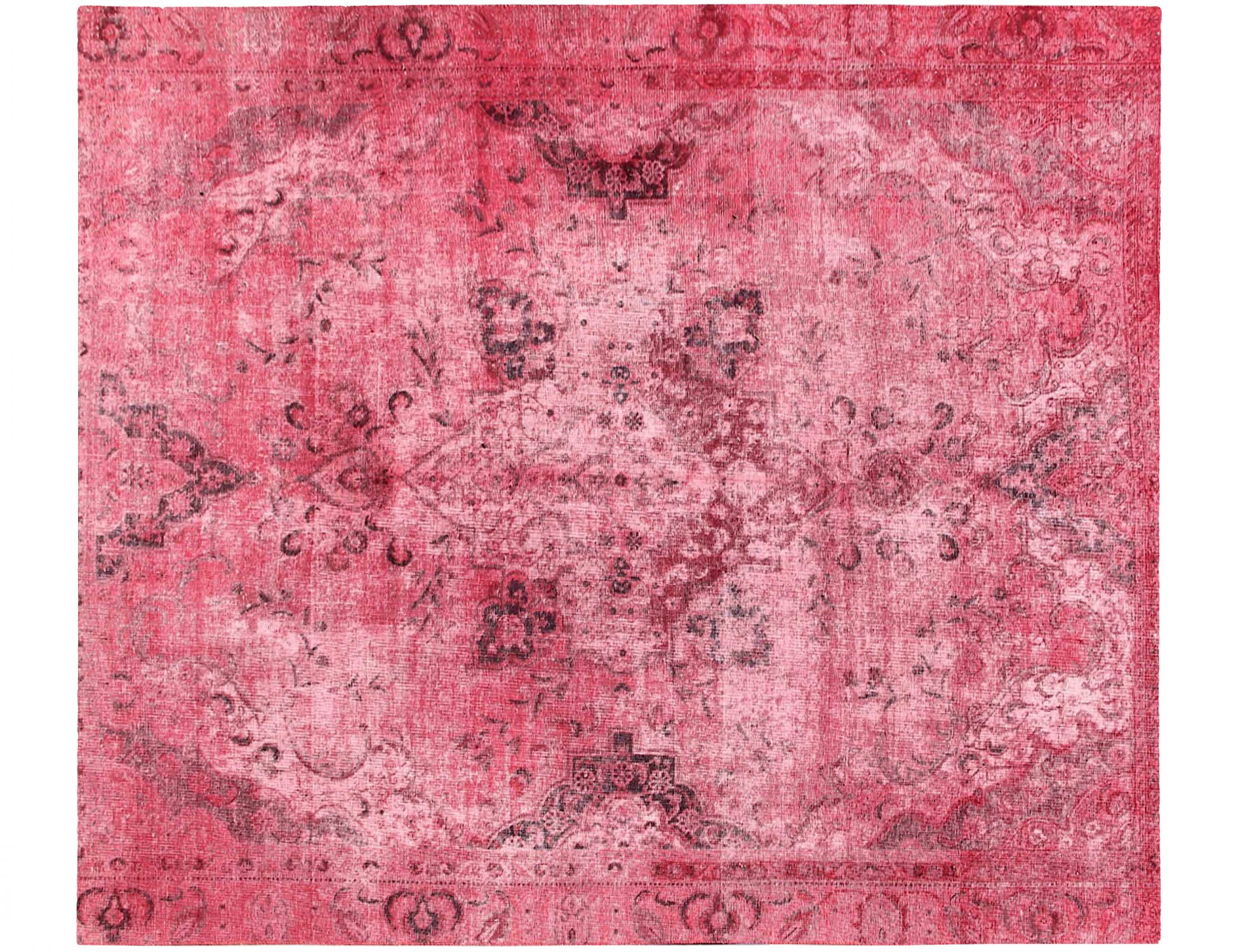 Persischer Vintage Teppich  rot <br/>300 x 255 cm