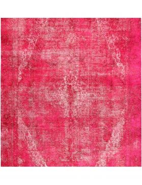 Persischer Vintage Teppich 270 x 270 rosa