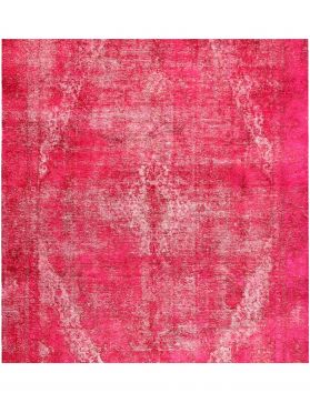 Tapis Persan vintage 270 x 270 rose