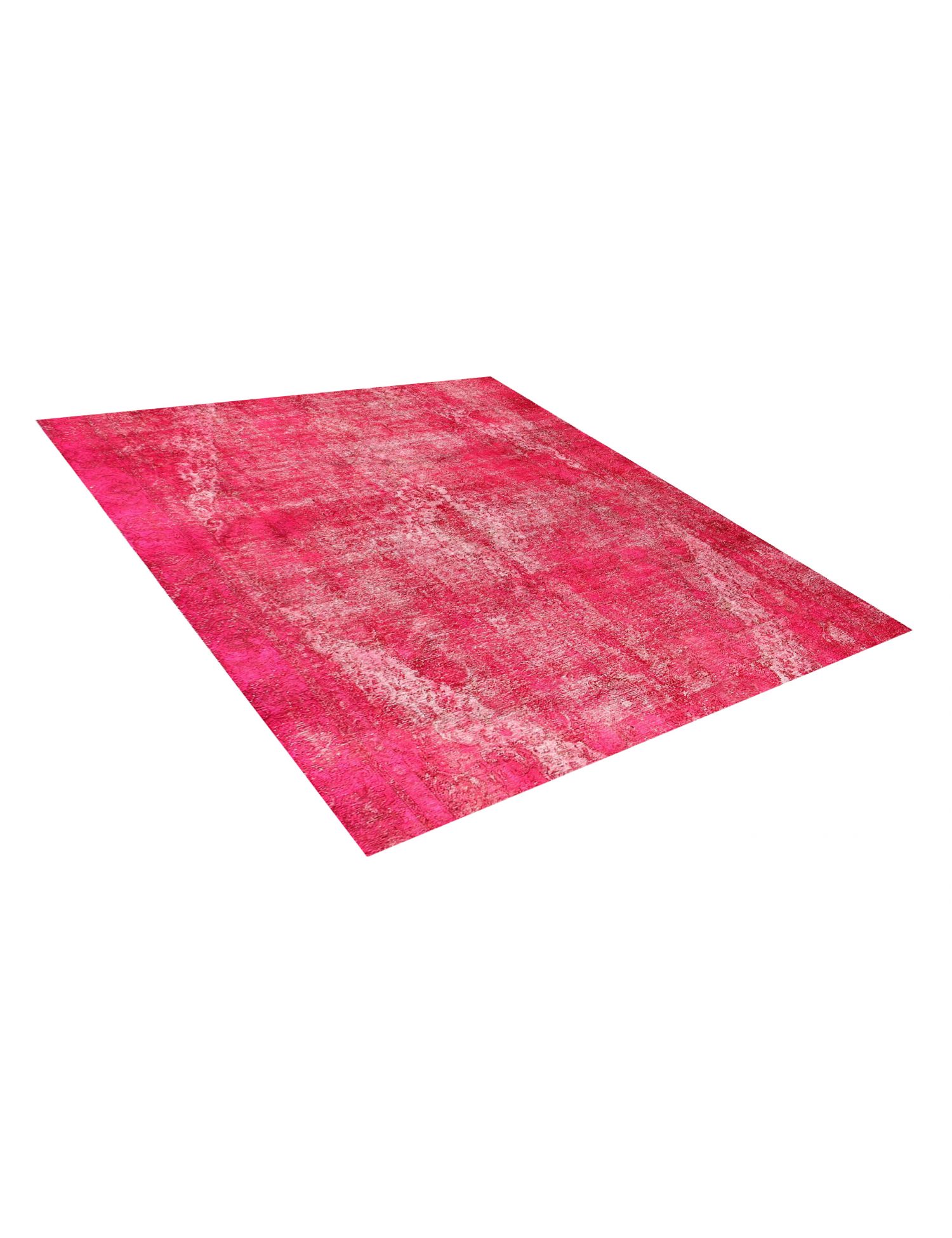 Quadrat  Vintage Teppich  rosa <br/>270 x 270 cm