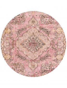 Round  Vintage Carpet  beige  <br/>213 x 213 cm