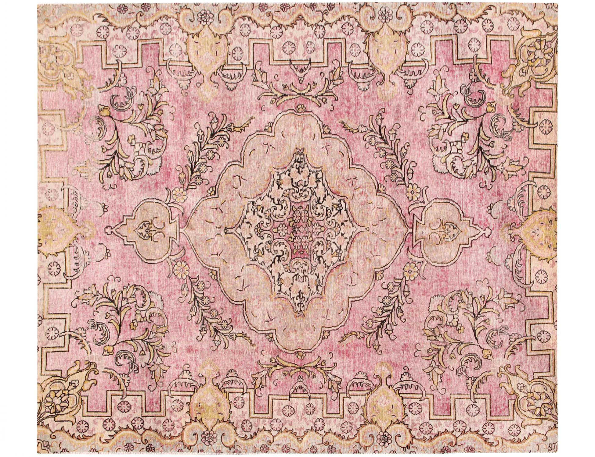 Tappeto vintage persiano  beige <br/>250 x 213 cm
