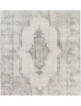 Persisk vintage matta 290 x 290 grå